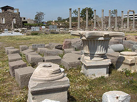 La agora de Esmirna, ciudad de Policarpo